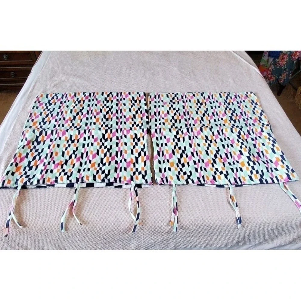 Ikea Sommar 2017 Pillow Covers 26x26 Euro Sham‎ Covers Colorful Ties Set Of 2